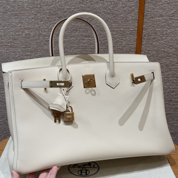 최고퀄 에르메스 올수공 버킨 35 Nata 스위프트 가죽 금장