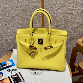 최고퀄 에르메스 올수공 버킨 30 Lime 스위프트 가죽 금장