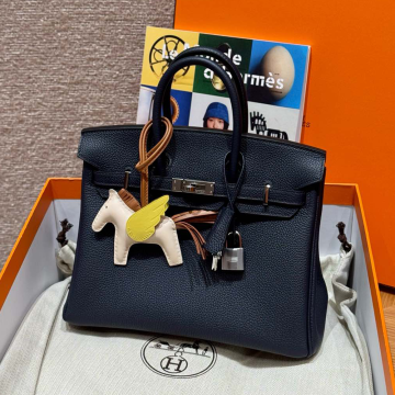 최고퀄 에르메스 올수공 버킨 25 Blue Nuit 토고 가죽 은장