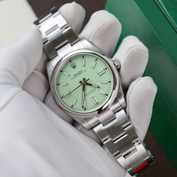 최고퀄 VS공장 롤렉스 익스플로러 라이트 그린 다이얼 스틸 41mm 124300