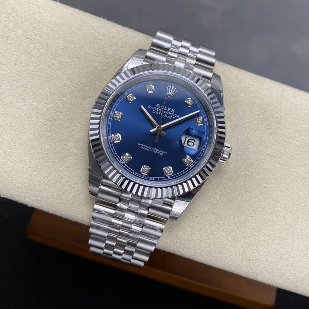 최고퀄 VS공장 롤렉스 데이저스트 블루 10P 다이얼 쥬빌레 스틸 41mm 126334