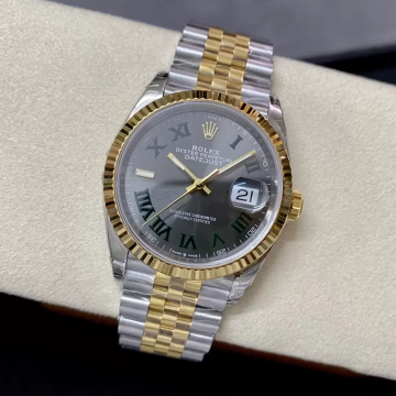 최고퀄 VS공장 롤렉스 데이저스트 윔블던 다이얼 쥬빌레 옐로우 골드 콤비 36mm 126233