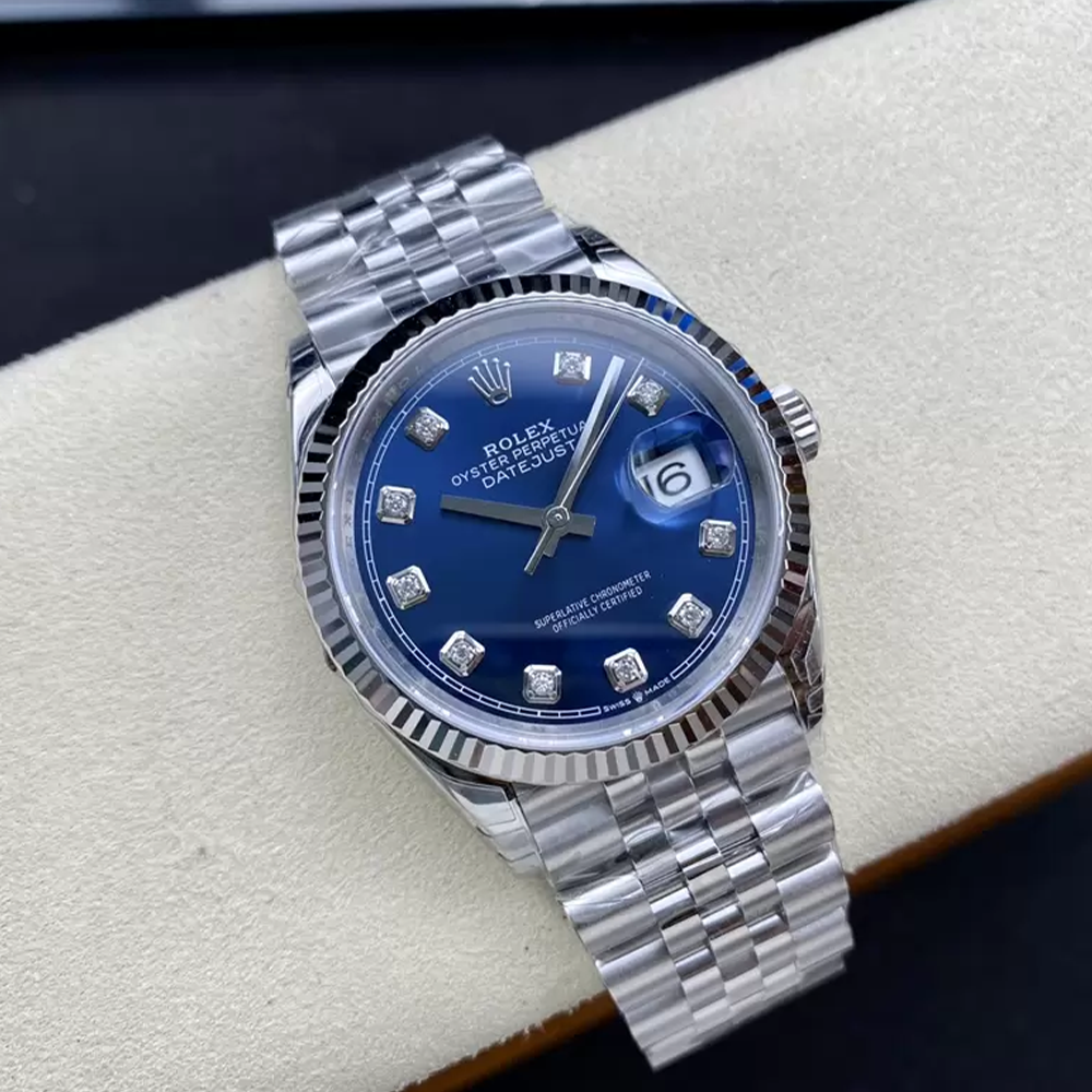 최고퀄 VS공장 롤렉스 데이저스트 블루 10P 다이얼 쥬빌레 스틸 36mm 126234