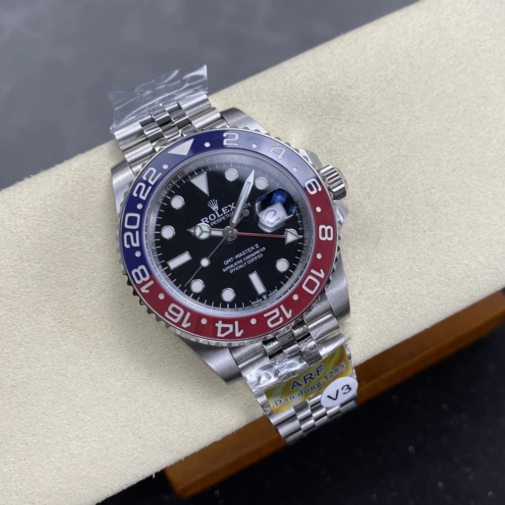 최고퀄 ARF공장 롤렉스 GMT마스터 펩시 쥬빌레 40mm 126710