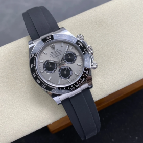 최고퀄 ARF공장 롤렉스 데이토나 고스트 다이얼 화이트 골드 금통 러버밴드 40mm 126519