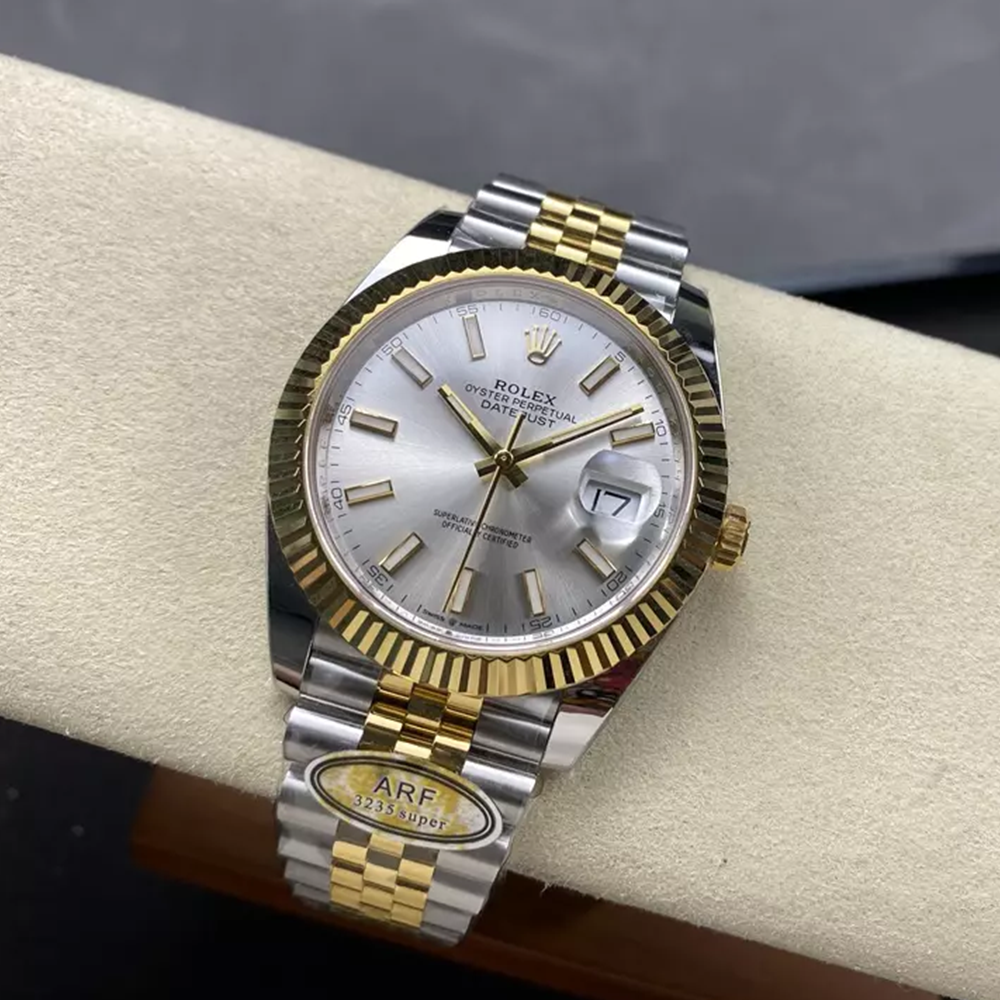 최고퀄 ARF공장 롤렉스 데이저스트 실버 다이얼 옐로우 골드 쥬빌레 콤비 41mm 126333