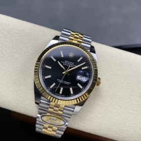 최고퀄 ARF공장 롤렉스 데이저스트 블랙 다이얼 옐로우 골드 쥬빌레 콤비 41mm 126333