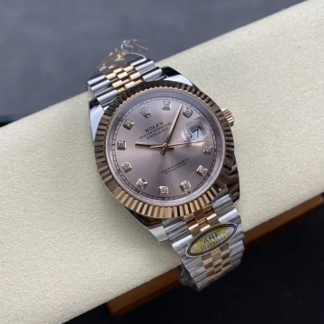 최고퀄 ARF공장 롤렉스 데이저스트 썬더스트 10P 다이얼 로즈 골드 쥬빌레 콤비 41mm 126331