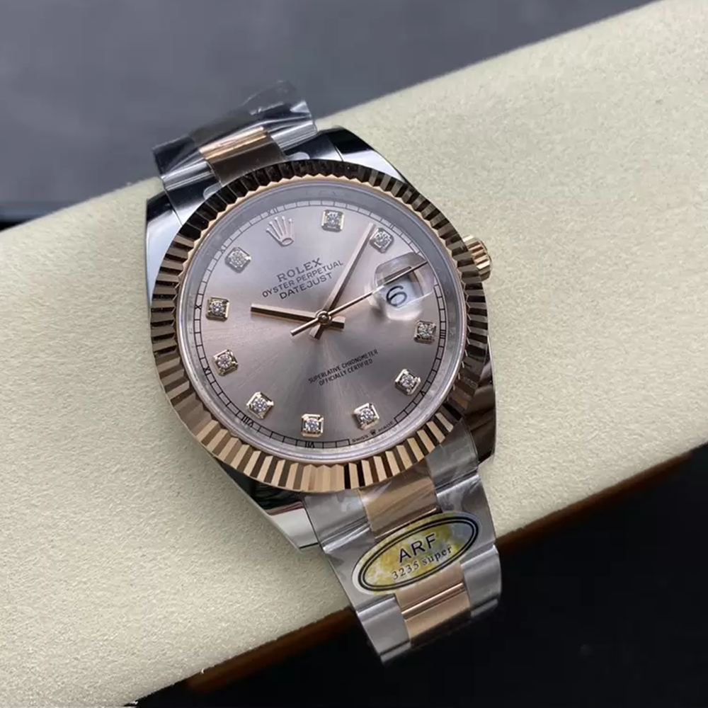 최고퀄 ARF공장 롤렉스 데이저스트 썬더스트 10P 다이얼 로즈 골드 오이스터 콤비 41mm 126331