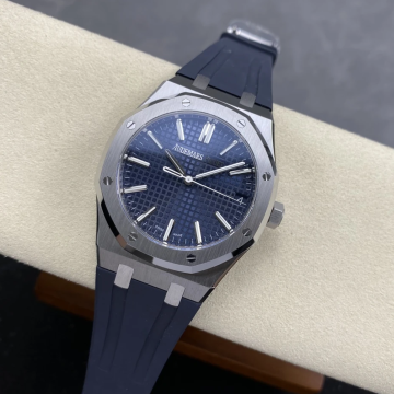 최고퀄 DD공장 오데마피게 로얄오크 블루 다이얼 러버밴드 41mm 15510