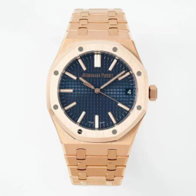 최고퀄 DD공장 오데마피게 로얄오크 블루 다이얼 로즈골드 금통 41mm 15510