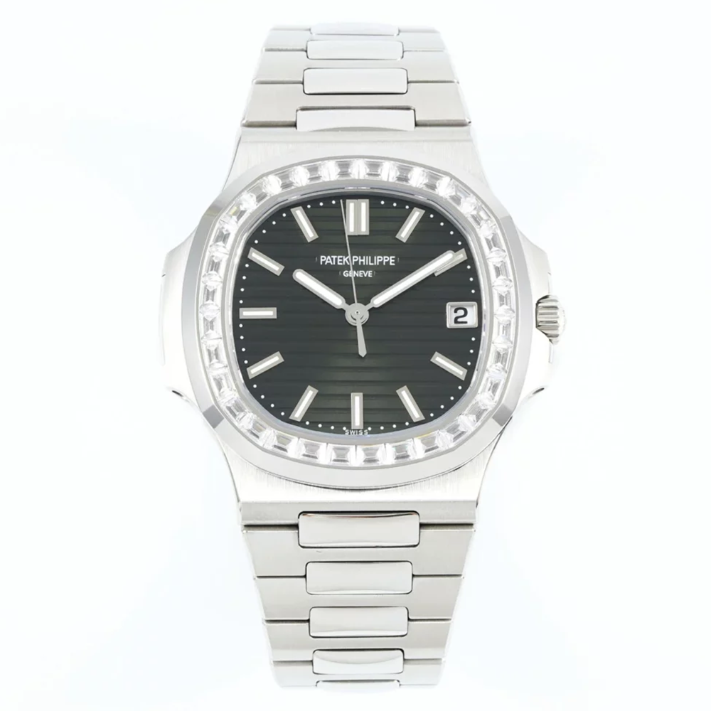 최고퀄 DD공장 파텍필립 노틸러스 그린 다이얼 다이아 베젤 40mm 5711
