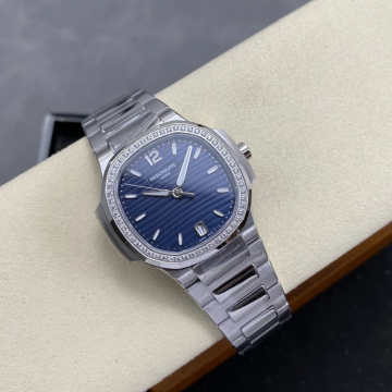 최고퀄 DD공장 파텍필립 노틸러스 블루 다이얼 다이아 베젤 35mm