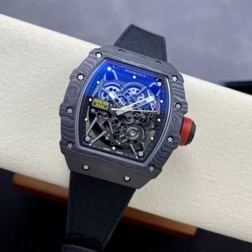 최고퀄 ZF공장 리차드밀 라파엘 나달 RM35-02 블랙 카본 / 블랙 스트랩 밴드