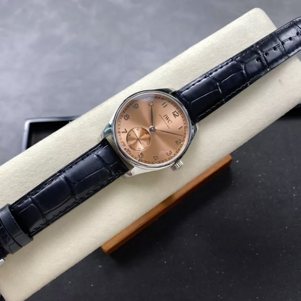 최고퀄 레플리카 GR공장 IWC 포르투기저 오토매틱 살몬 다이얼 40 IW358313