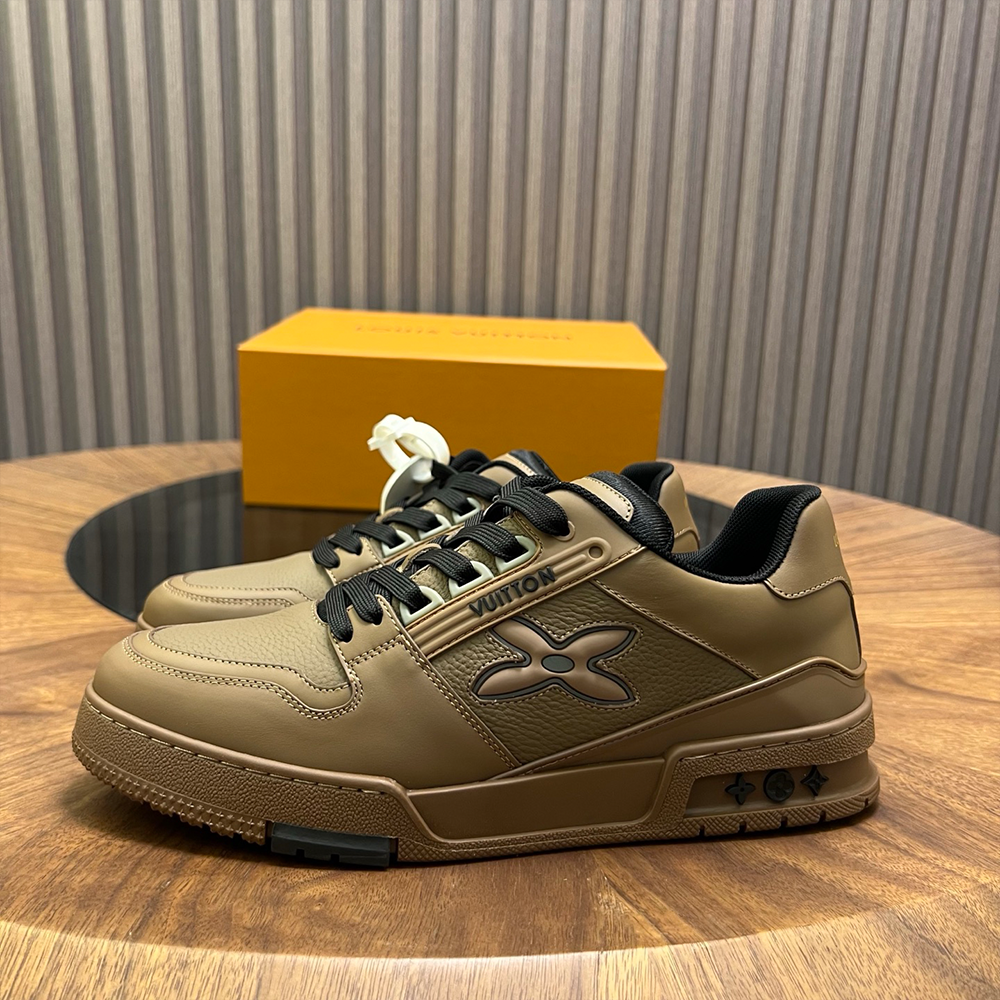 최고퀄 루이비통 LV 트레이너 맥시 스니커즈 브라운