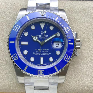 최고퀄 VS공장 롤렉스 서브마리너 스머프 다이얼 40mm 116619