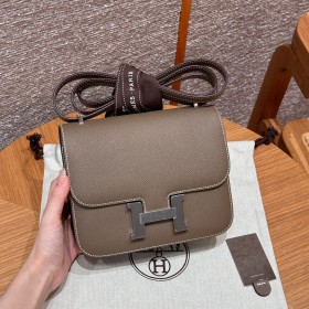 최고퀄 올수공 에르메스 콘스탄스 19 에토프 엡송 가죽 실버 하드웨어