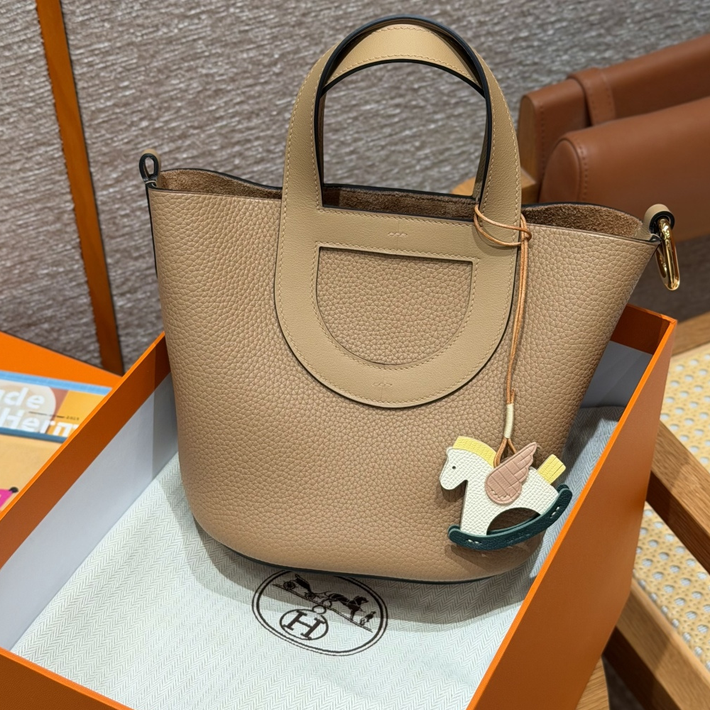 최고퀄 올수공 에르메스 인 더 루프 18 Chai 클레망스 가죽 실버 하드웨어