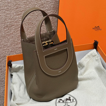 최고퀄 올수공 에르메스 인 더 루프 18 에토프 클레망스 가죽 골드 하드웨어