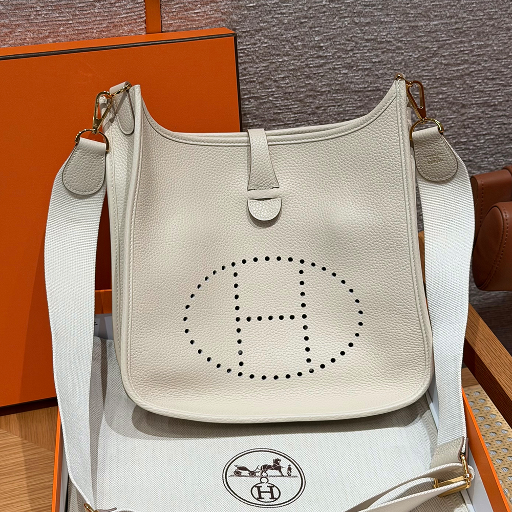 최고퀄 올수공 에르메스 에블린 29 Craie 엡송 가죽 골드 하드웨어