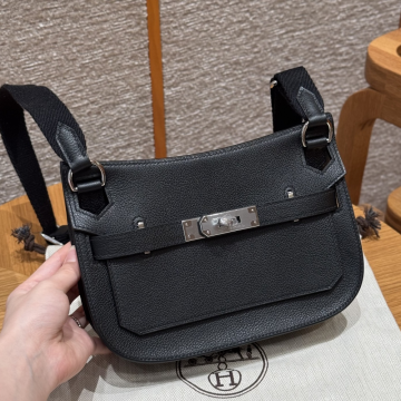 최고퀄 올수공 에르메스 집시에르 미니 블랙 에버컬러 가죽 실버 하드웨어