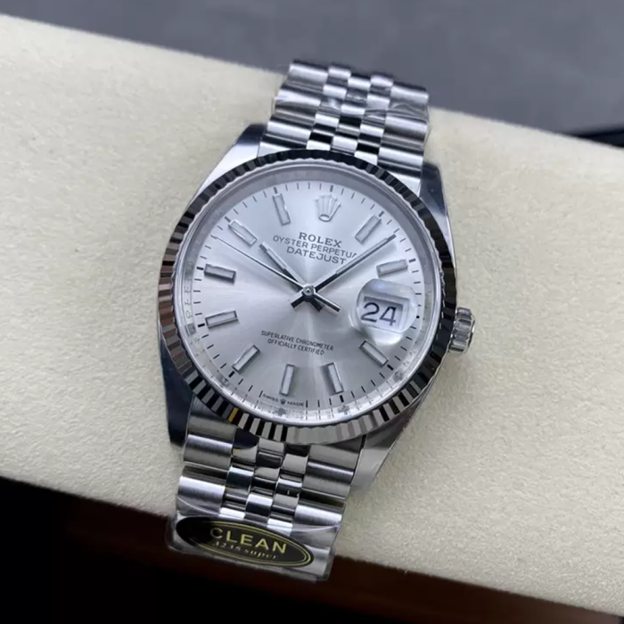 최고퀄 클린공장 롤렉스 데이저스트 실버 다이얼 36mm 쥬빌레 126234