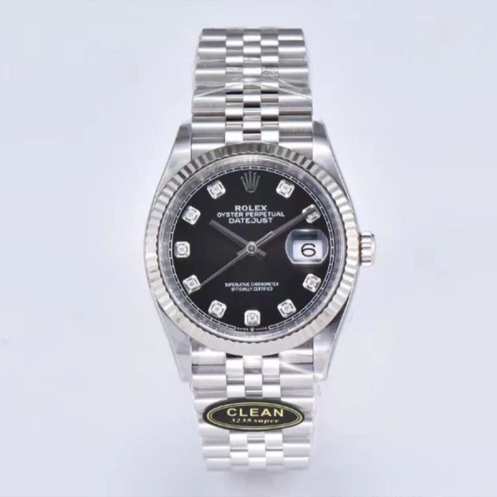 최고퀄 클린공장 롤렉스 데이저스트 블랙 10P 다이얼 36mm 쥬빌레 126234