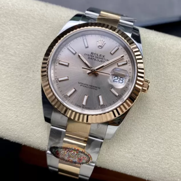 최고퀄 클린공장 롤렉스 데이저스트 41mm 썬더스트 인덱스 다이얼 로즈골드 콤비 오이스터 126331