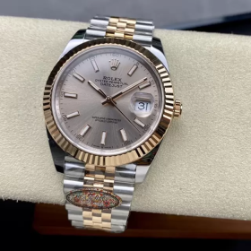 최고퀄 클린공장 롤렉스 데이저스트 41mm 썬더스트 인덱스 다이얼 로즈골드 콤비 126331
