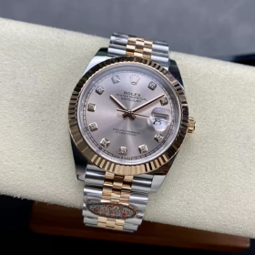 최고퀄 클린공장 롤렉스 데이저스트 41mm 썬더스트 8P 다이얼 로즈골드 콤비 126331