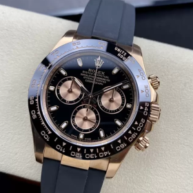 최고퀄 클린공장 롤렉스 데이토나 검판 다이얼 로즈골드 금통 러버밴드 116515