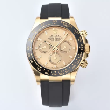 최고퀄 클린공장 롤렉스 데이토나 샴폐인 인덱스 다이얼 옐로우 골드 금통 러버밴드 m116503