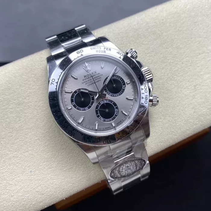 최고퀄 클린공장 롤렉스 데이토나 그레이 인덱스 다이얼 옐로우 골드 금통 126508
