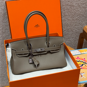 최고퀄 올수공 에르메스 숄더 버킨 29 에토프 에버컬러 가죽 실버 하드웨어