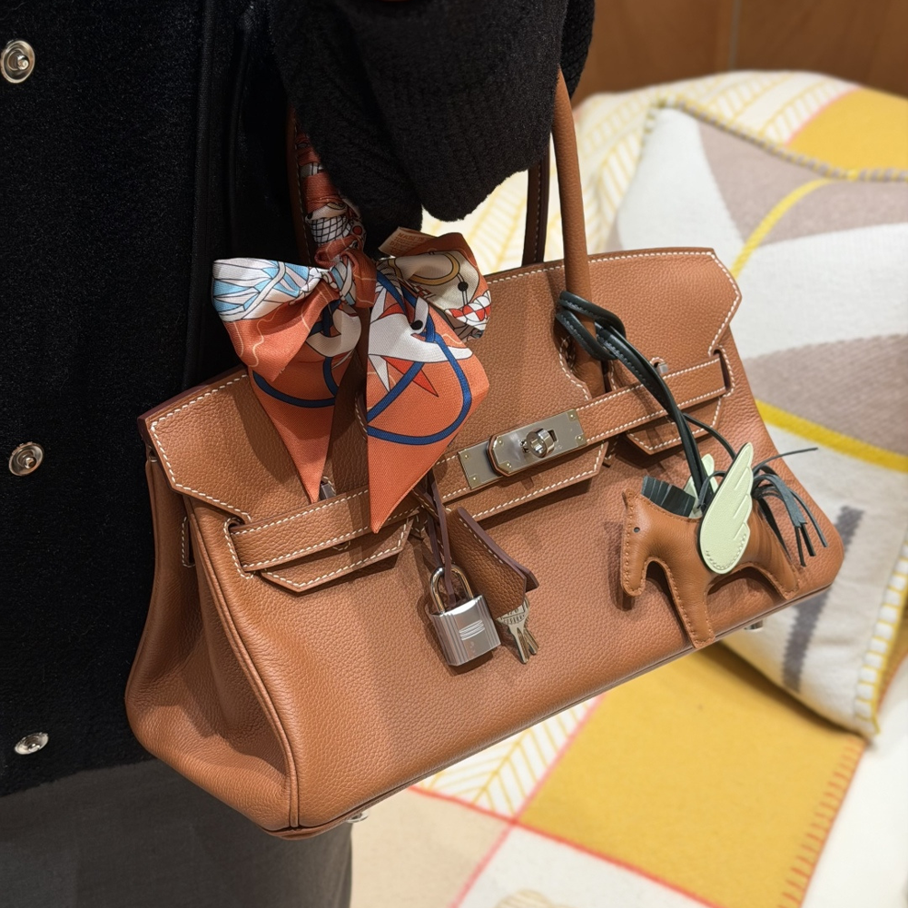 최고퀄 올수공 에르메스 숄더 버킨 29 브라운 에버컬러 가죽 실버 하드웨어