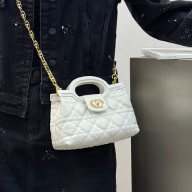 최고퀄 디올 졸리 탑 핸들 미니 백 파우더 화이트