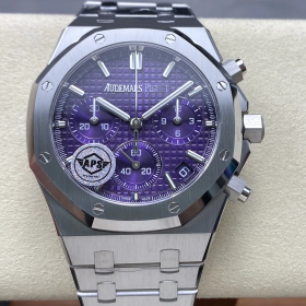 최고퀄 APS공장 오데마피게 로얄오크 크로노그래프 퍼플 다이얼 41mm 26240
