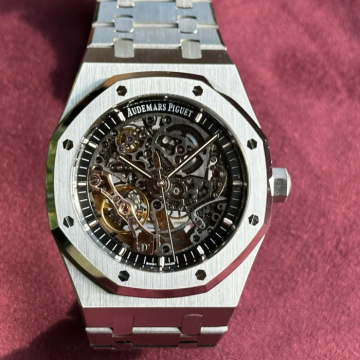 최고퀄 THB 공장 오데마피게 로열오크 더블 밸런스 휠 오픈워크 스틸 15407ST.OO.1220ST.01