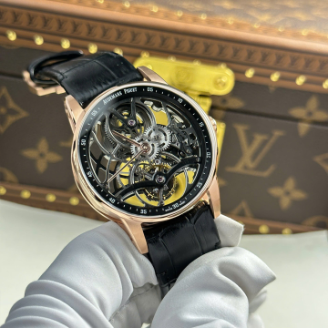 최고퀄 오데마피게 코드  11.59 뚜르비옹 블랙 다이얼 로즈골드 금통 41mm 26600