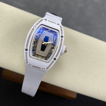 최고퀄 ZF공장 여성용 리차드밀 RM07 화이트 세라믹 베젤 블랙 다이얼