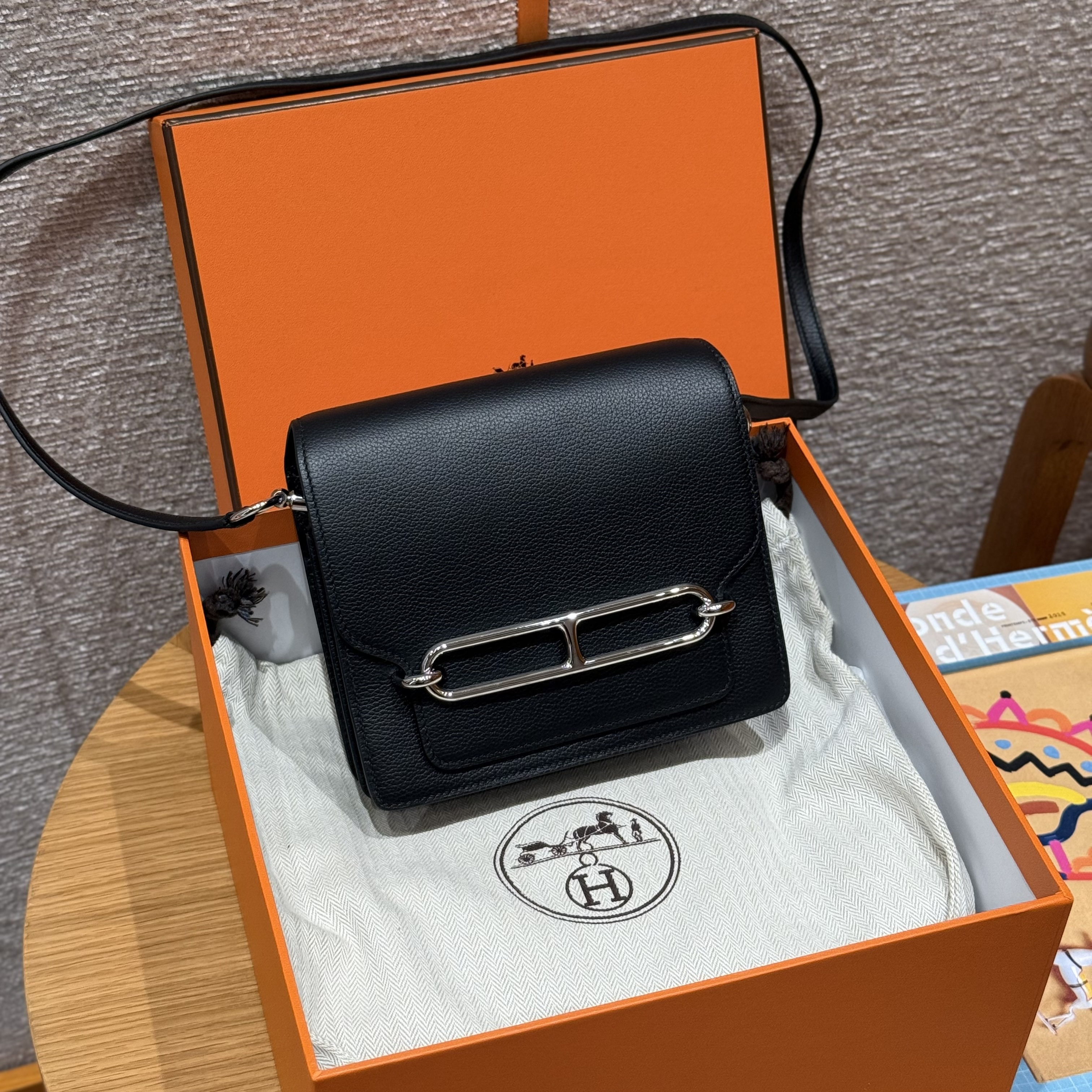 최고퀄 올수공 에르메스 룰리스 18 블랙 에버컬러 가죽 은장