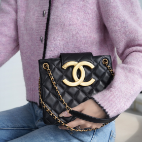 최고퀄 팬더샵 샤넬 24C 빅 CC 로고 체인 숄더백 AS4596