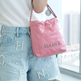 최고퀄 팬더샵 샤넬 미니 핸드백 샤이니 카프스킨 & 라이트 핑크