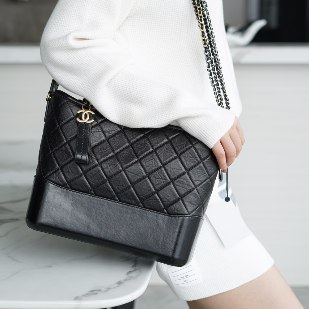 최고퀄 팬더샵 샤넬 가브리엘 호보 라지 블랙백 A91810